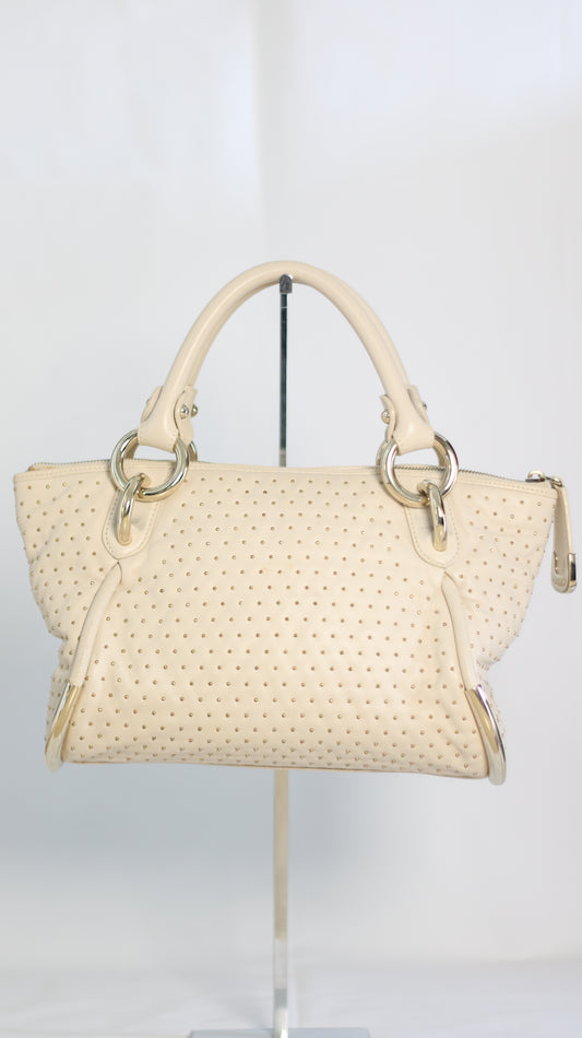 Bally Handbag - Calf leather in Beige with Gold fittings