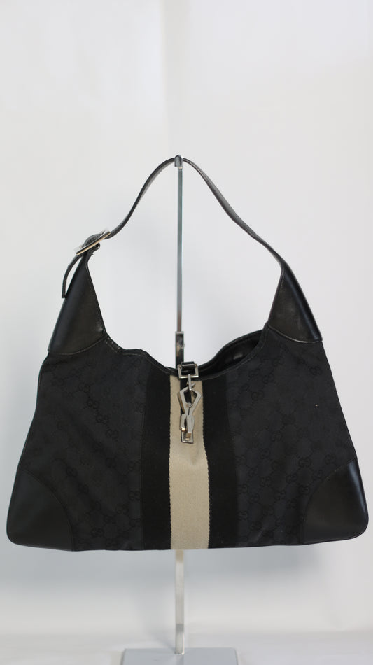 Gucci Monogram shoulder bag - Silver fittings