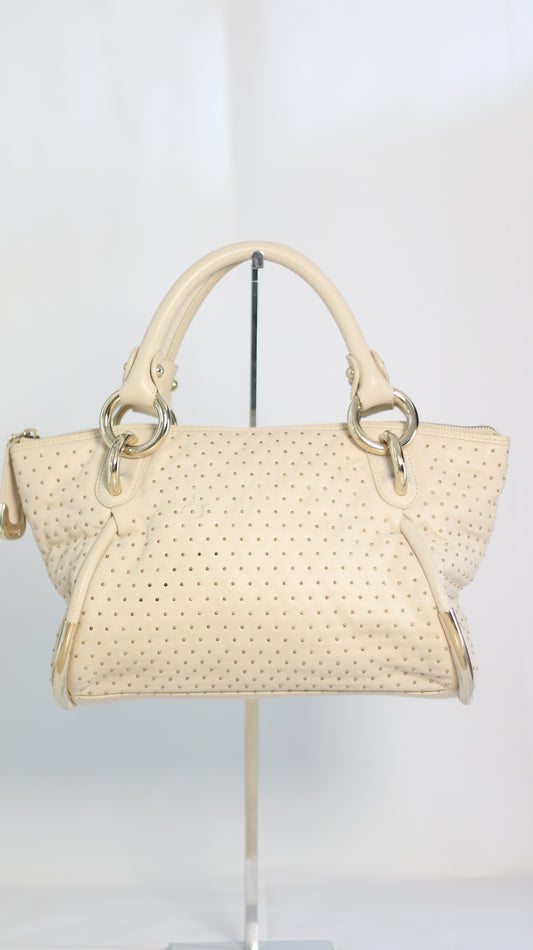 Bally Handbag - Calf leather in Beige with Gold fittings